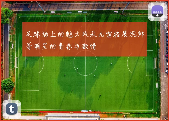 足球场上的魅力风采九宫格展现帅哥明星的青春与激情